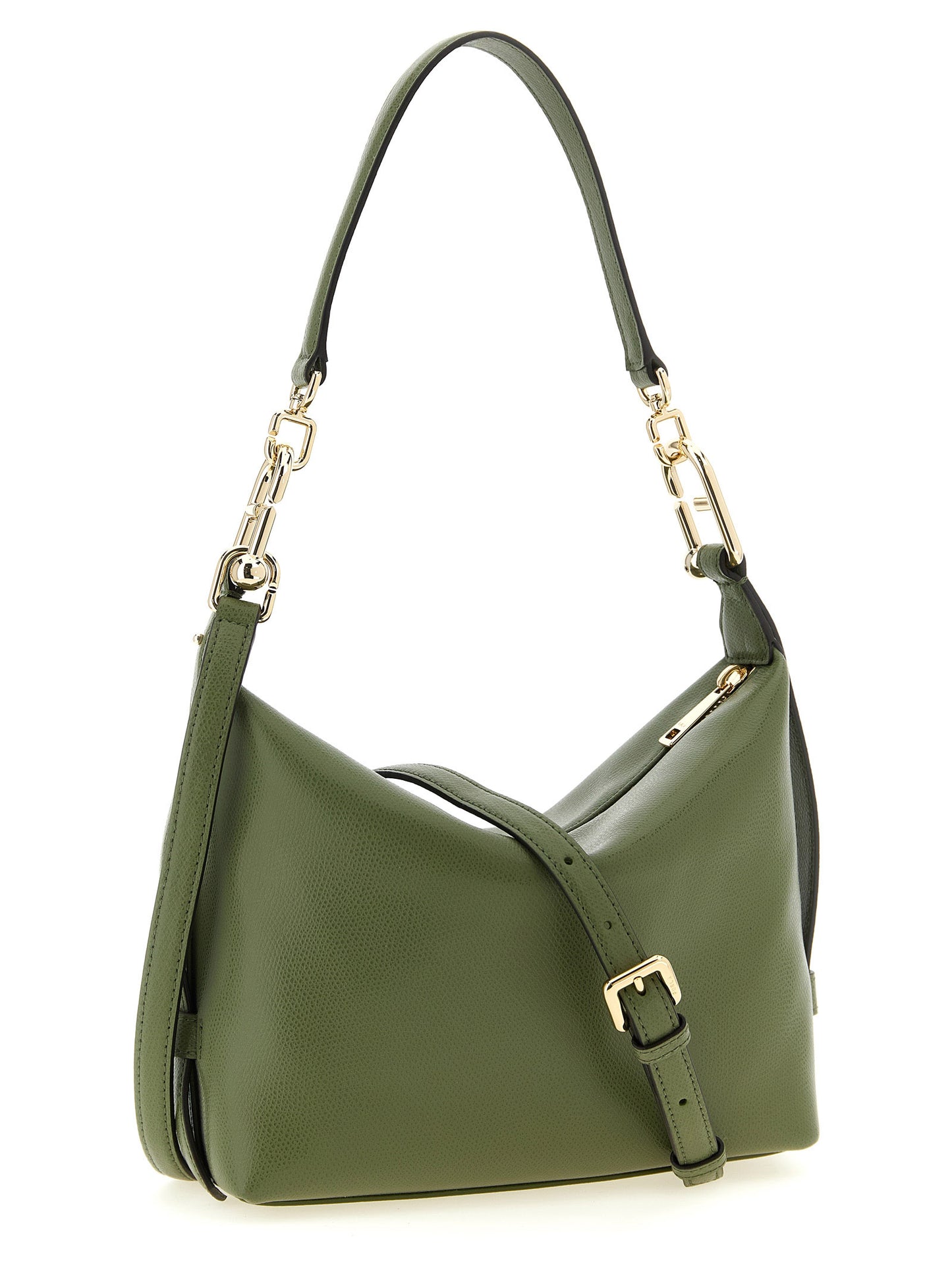 Furla Zweifarbige Schultertasche aus Kalbsleder