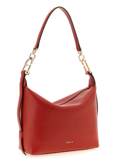 Furla Schultertasche aus mehrfarbigem Kalbsleder