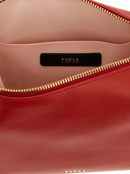Furla Schultertasche aus mehrfarbigem Kalbsleder