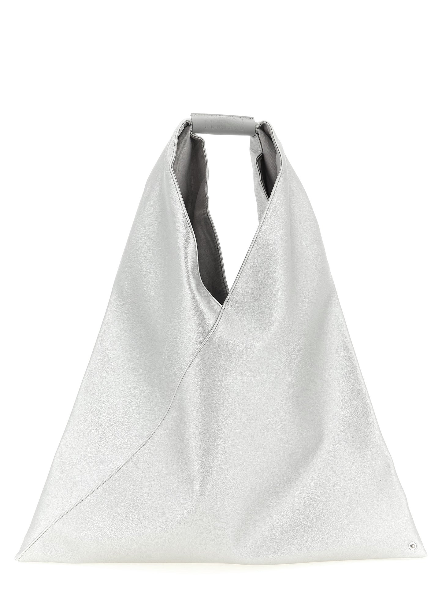 MM6 Maison Margiela Silberne Handtasche aus Polyethylen