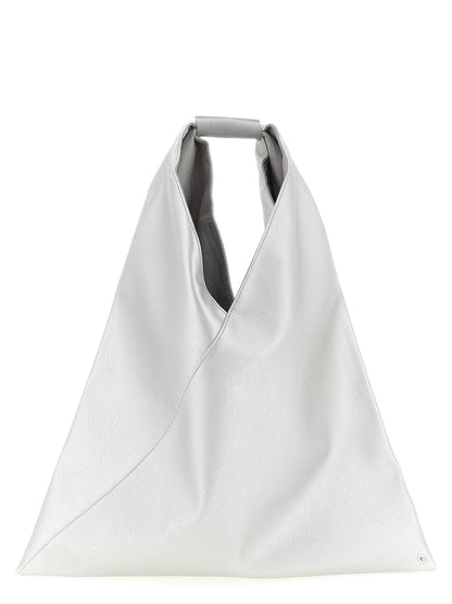 MM6 Maison Margiela Silberne Handtasche aus Polyethylen