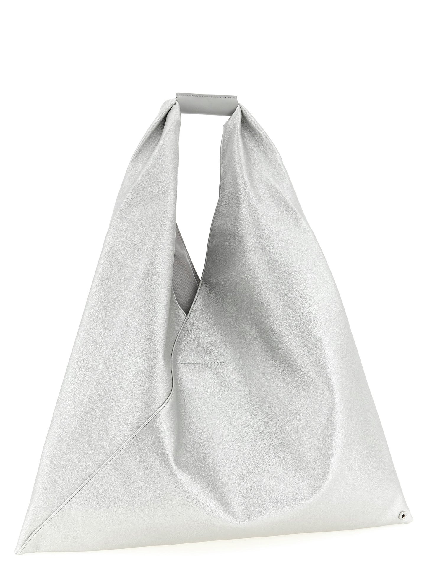 MM6 Maison Margiela Silberne Handtasche aus Polyethylen