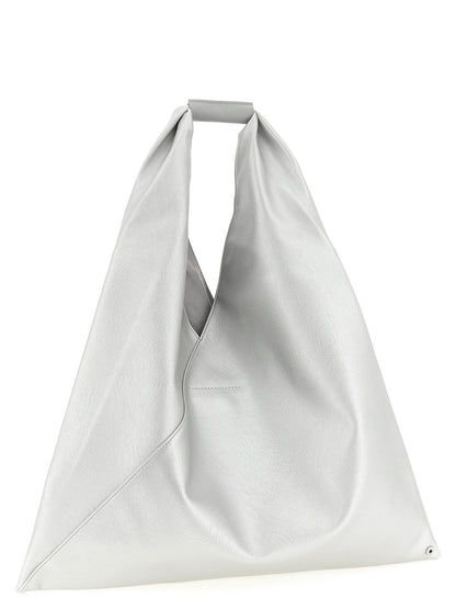 MM6 Maison Margiela Silberne Handtasche aus Polyethylen