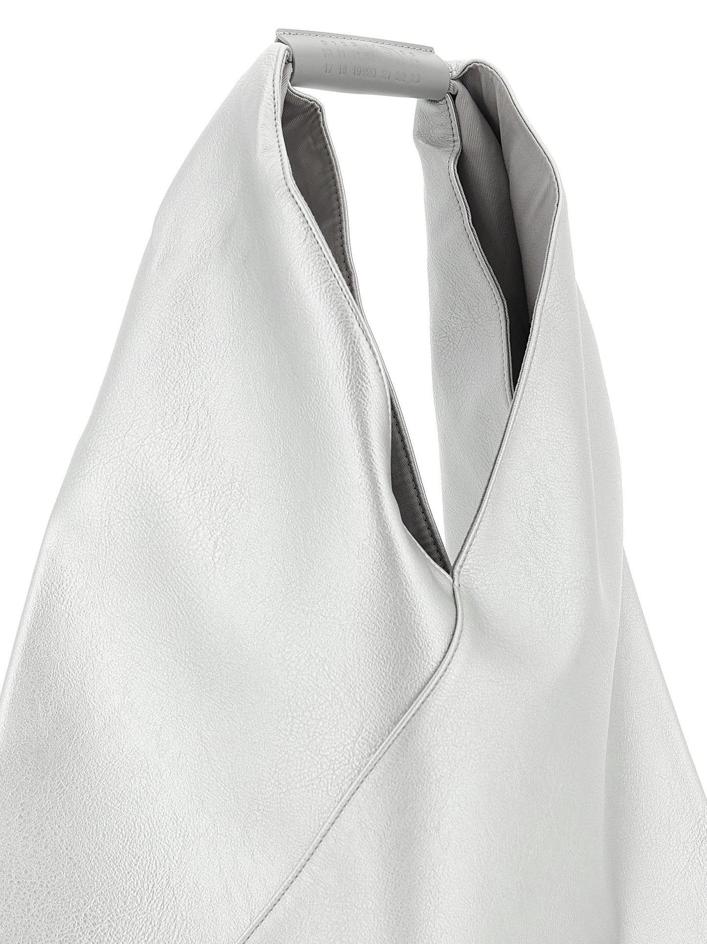 MM6 Maison Margiela Silberne Handtasche aus Polyethylen