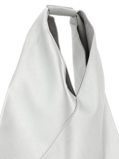 MM6 Maison Margiela Silberne Handtasche aus Polyethylen