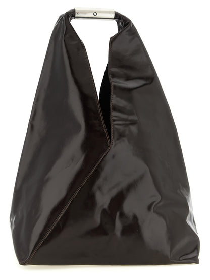 MM6 Maison Margiela Braune Kalbsleder-Handtasche