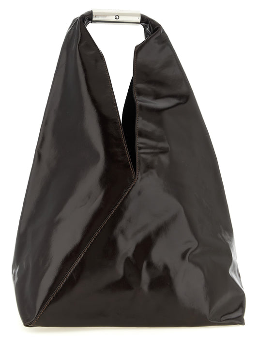 MM6 Maison Margiela Braune Kalbsleder-Handtasche