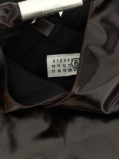 MM6 Maison Margiela Braune Kalbsleder-Handtasche