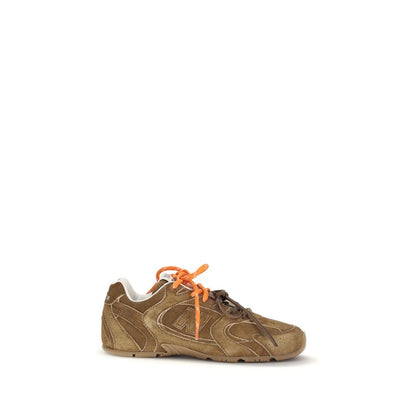 Miu Miu Braune Kalbsleder Bos Taurus Athletic Sneaker