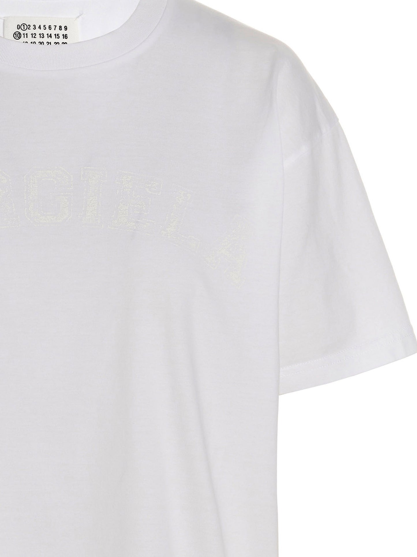 Maison Margiela Weißes Baumwoll-T-Shirt