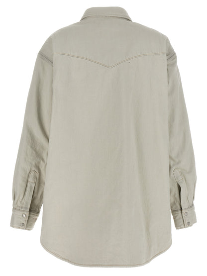Maison Margiela Weiße Jeansjacke aus Baumwolle