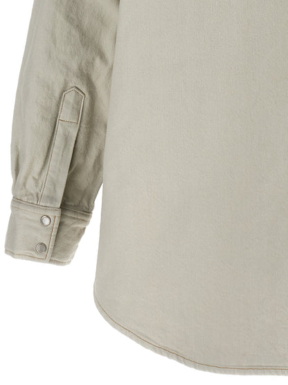 Maison Margiela Weiße Jeansjacke aus Baumwolle