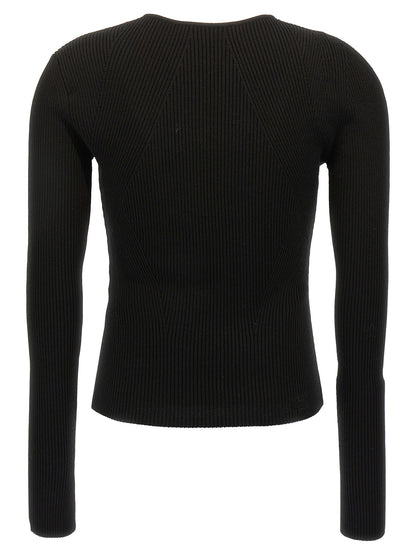 Alexander McQueen Schwarzer Wollcardigan