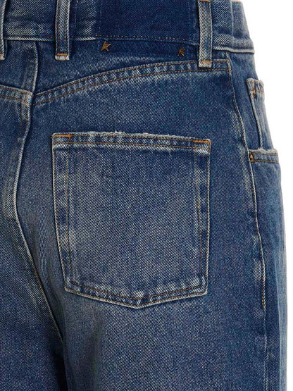 Golden Goose Blaue Jeans aus Baumwolle im geraden Schnitt