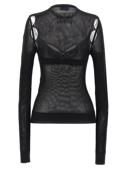 Off-White Schwarze Tanktops aus Viskose