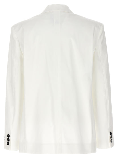 Moschino Weißer Baumwollblazer