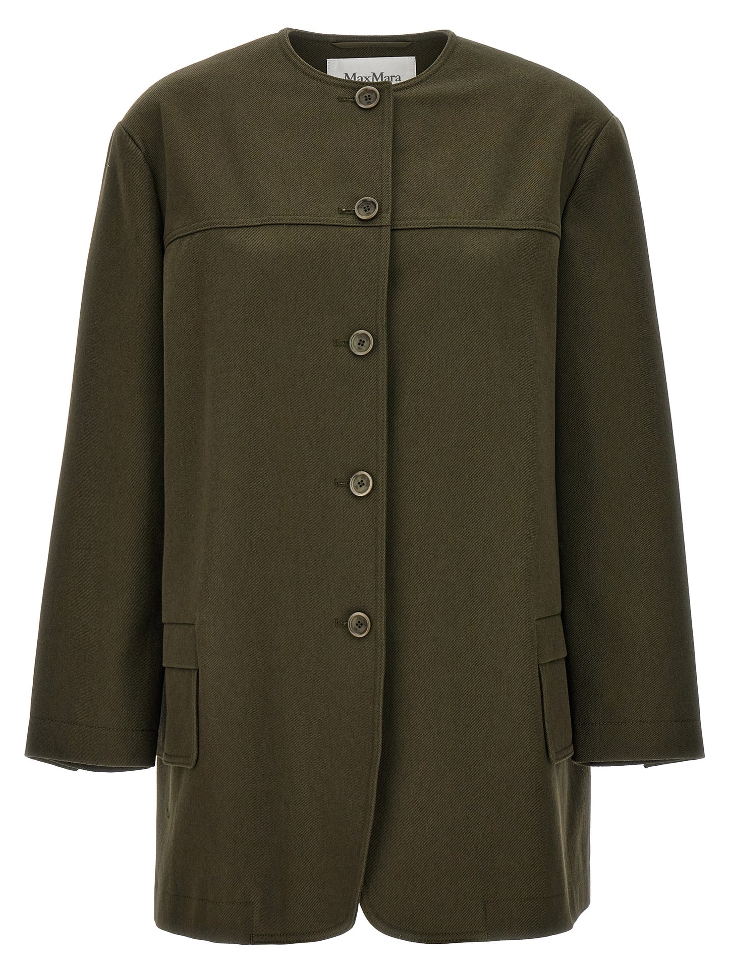 Max Mara Baumwolljacke in Zweifarbenoptik