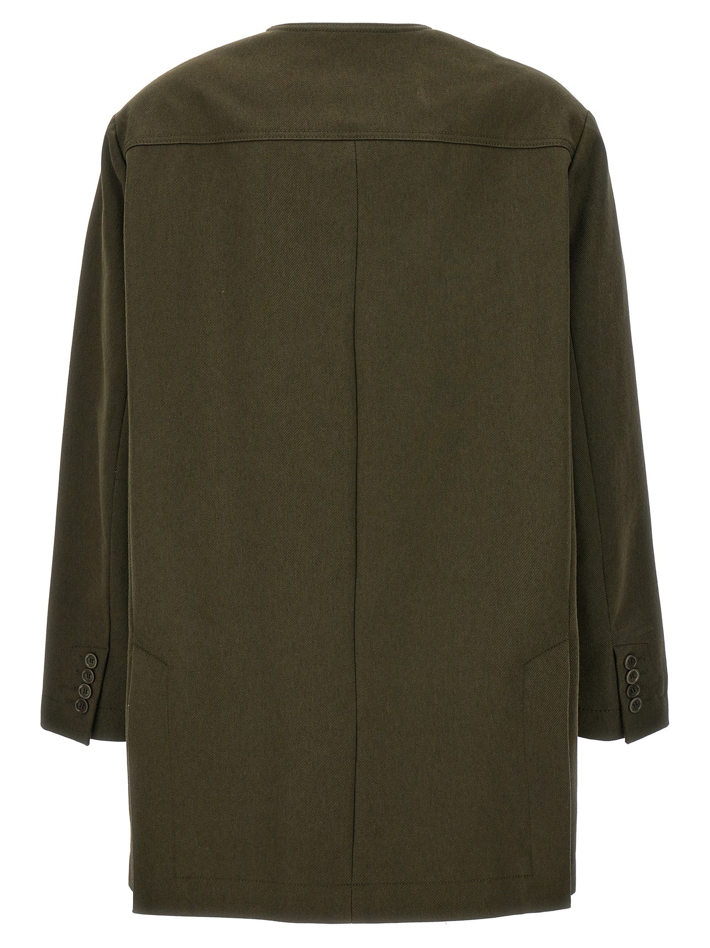 Max Mara Baumwolljacke in Zweifarbenoptik