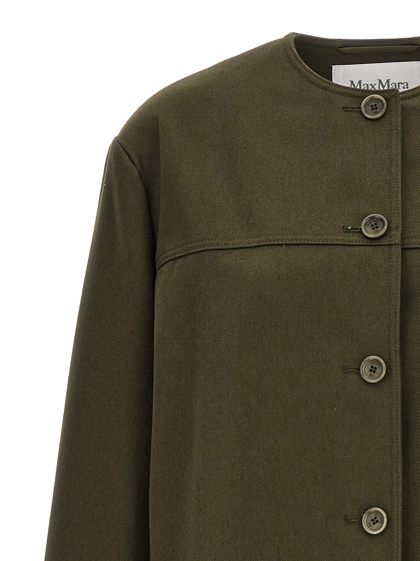 Max Mara Baumwolljacke in Zweifarbenoptik