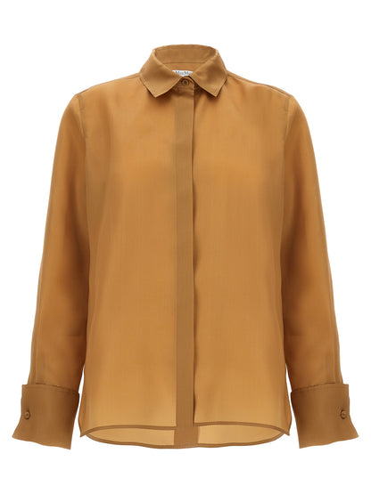 Max Mara Beige Seidenbluse