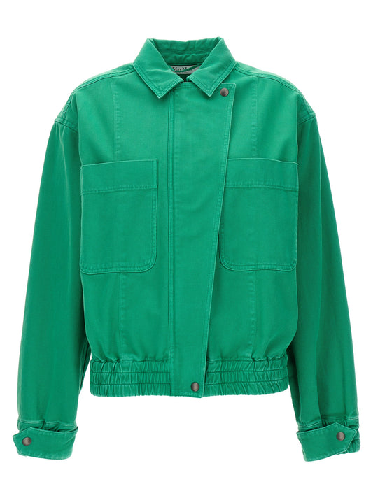 Max Mara Baumwolljacke in Zweifarbenoptik