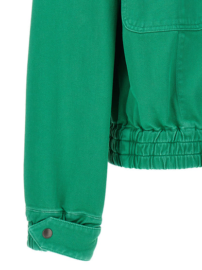 Max Mara Baumwolljacke in Zweifarbenoptik