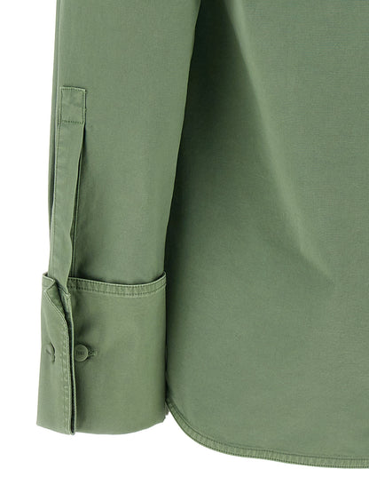 Max Mara Zweifarbige Baumwollbluse