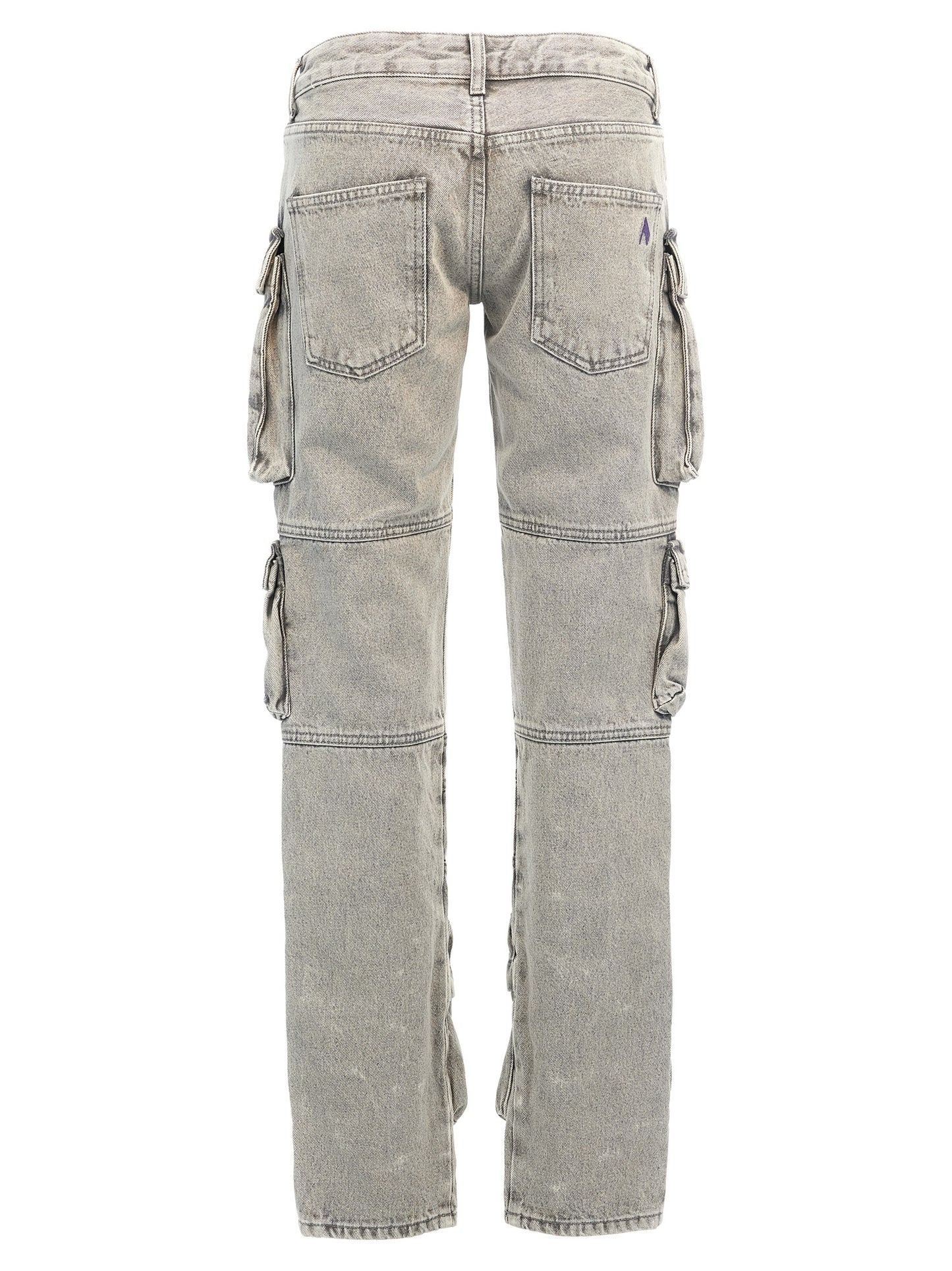 The Attico Graue Cargohose aus Baumwolle