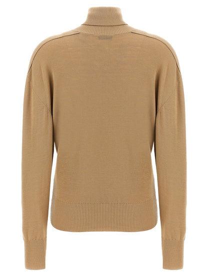 Burberry Beige Wollstrickjacke