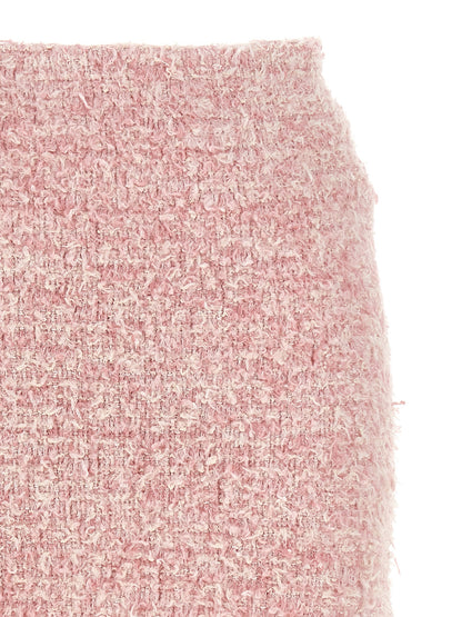 Balenciaga Mehrfarbiger langer Baumwollrock
