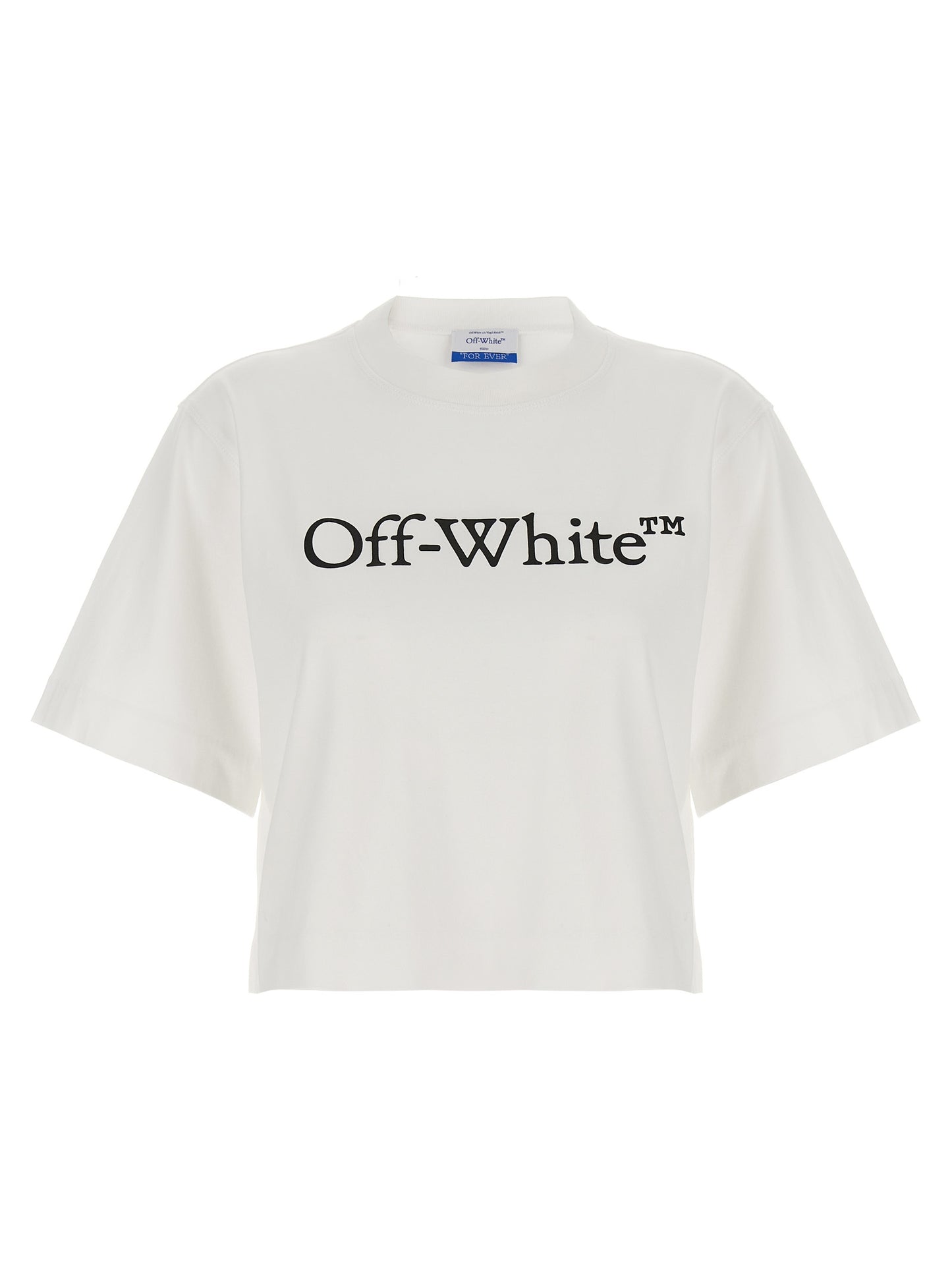 Off-White Weißes Baumwoll-T-Shirt
