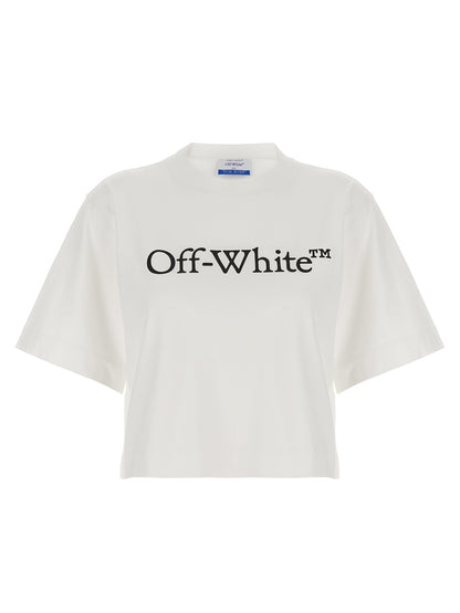 Off-White Weißes Baumwoll-T-Shirt