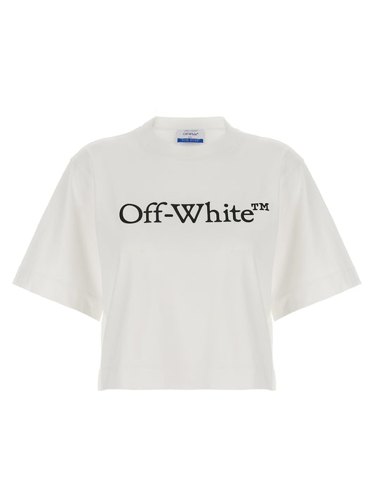 Off-White Weißes Baumwoll-T-Shirt