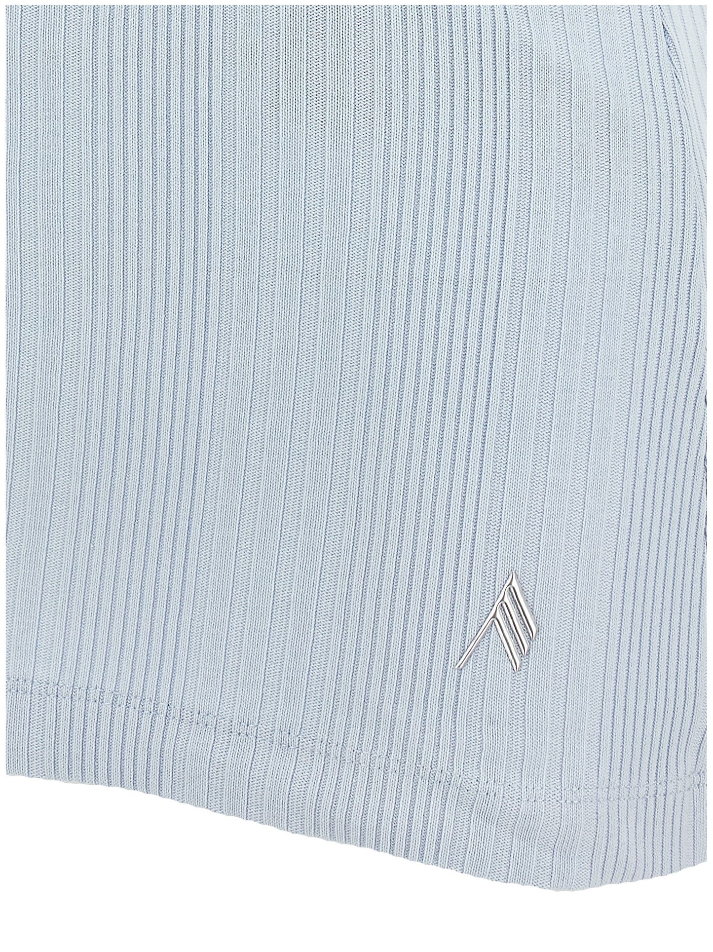 The Attico Blaue Baumwoll-Tanktops