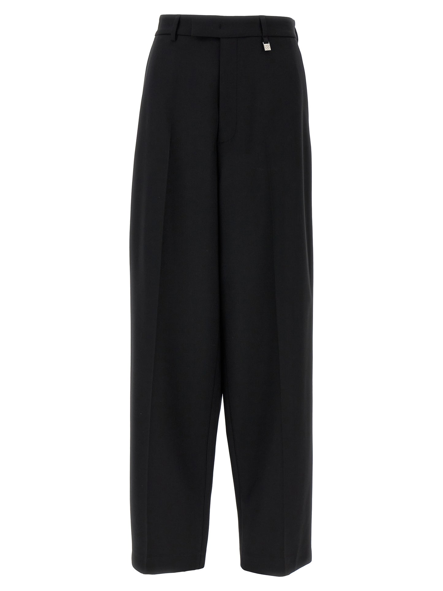 Giuseppe Di Morabito Schwarze Hose aus reiner Schurwolle