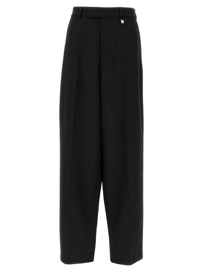 Giuseppe Di Morabito Schwarze Hose aus reiner Schurwolle