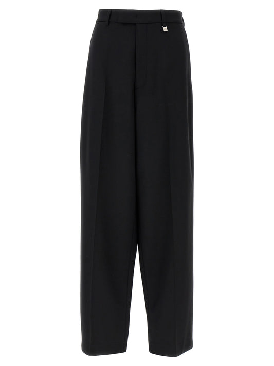 Giuseppe Di Morabito Schwarze Hose aus reiner Schurwolle