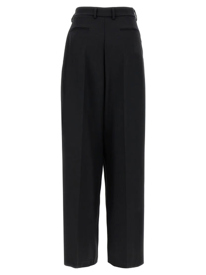 Giuseppe Di Morabito Schwarze Hose aus reiner Schurwolle