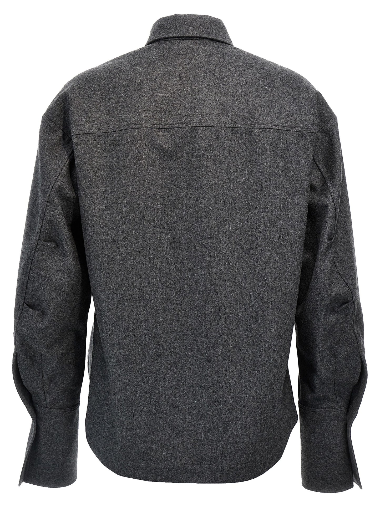 The Attico Graue Wollbluse