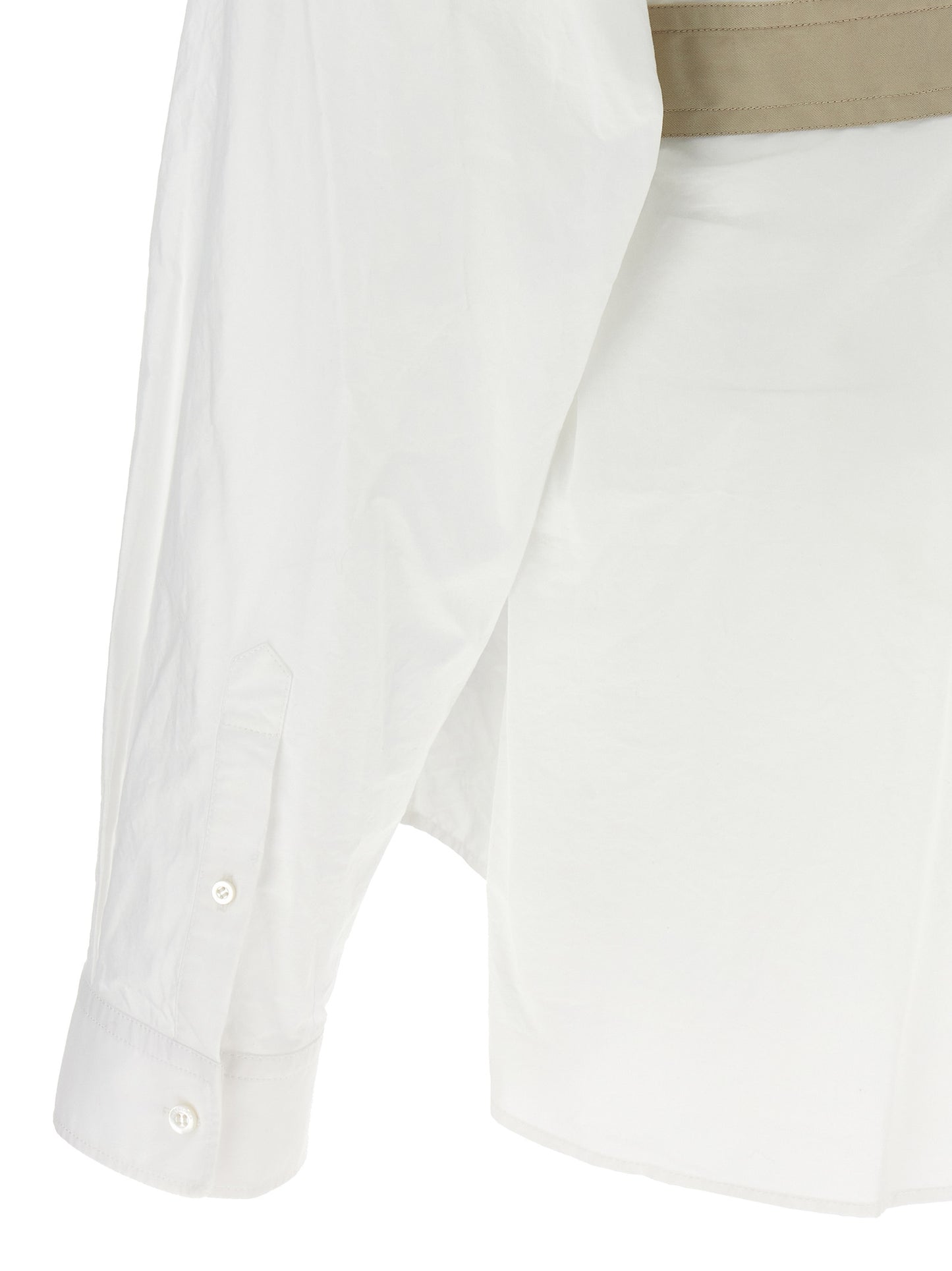 Balenciaga Weiße Baumwollbluse