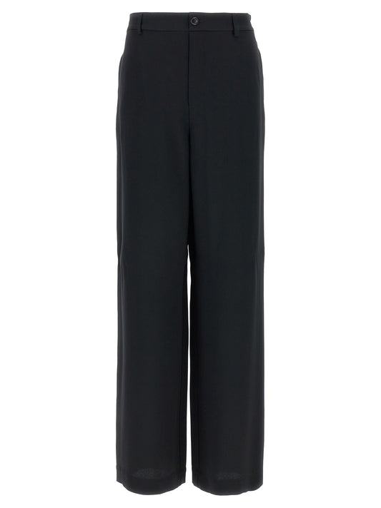Moschino Schwarze Freizeithose aus Acetat