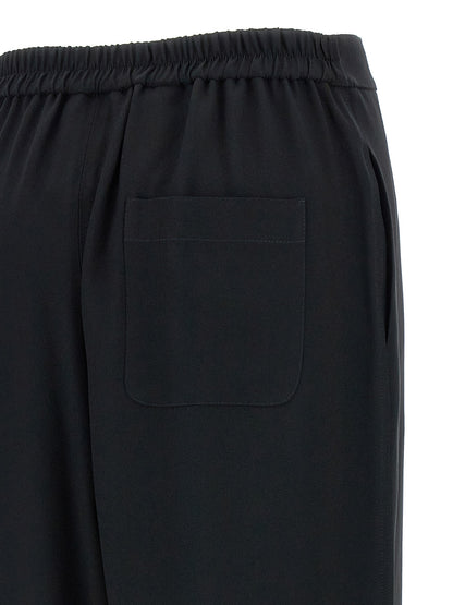 Moschino Schwarze Freizeithose aus Acetat
