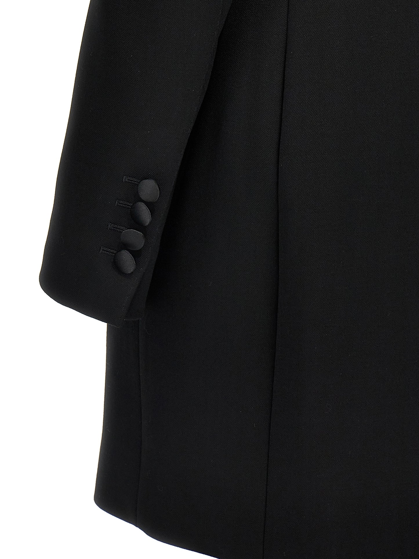 Dolce & Gabbana Schwarzer Blazer aus reiner Schurwolle