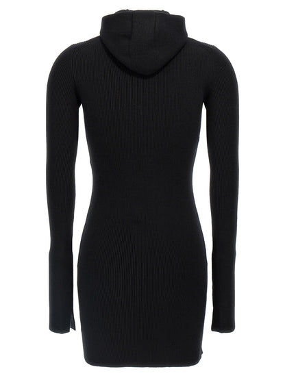 Fendi Schwarzes Wollkleid Kurz