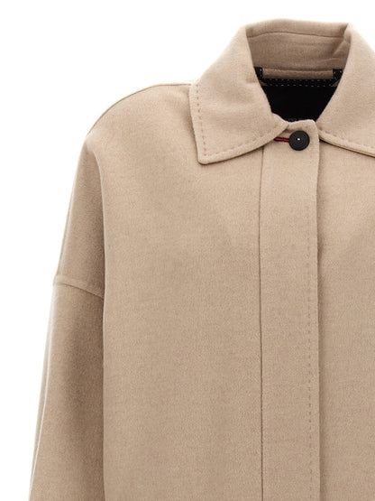 Max Mara Beiger Kaschmir-Mantel