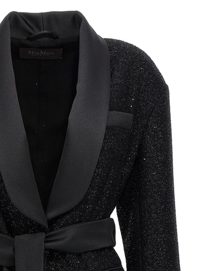 Max Mara Schwarzer Blazer aus Viskose