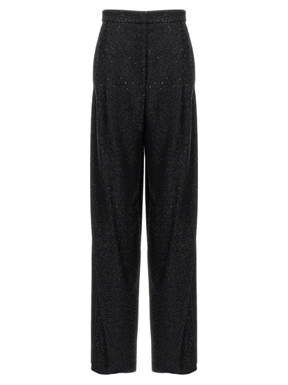 Max Mara Schwarze Viskose-Anzughose
