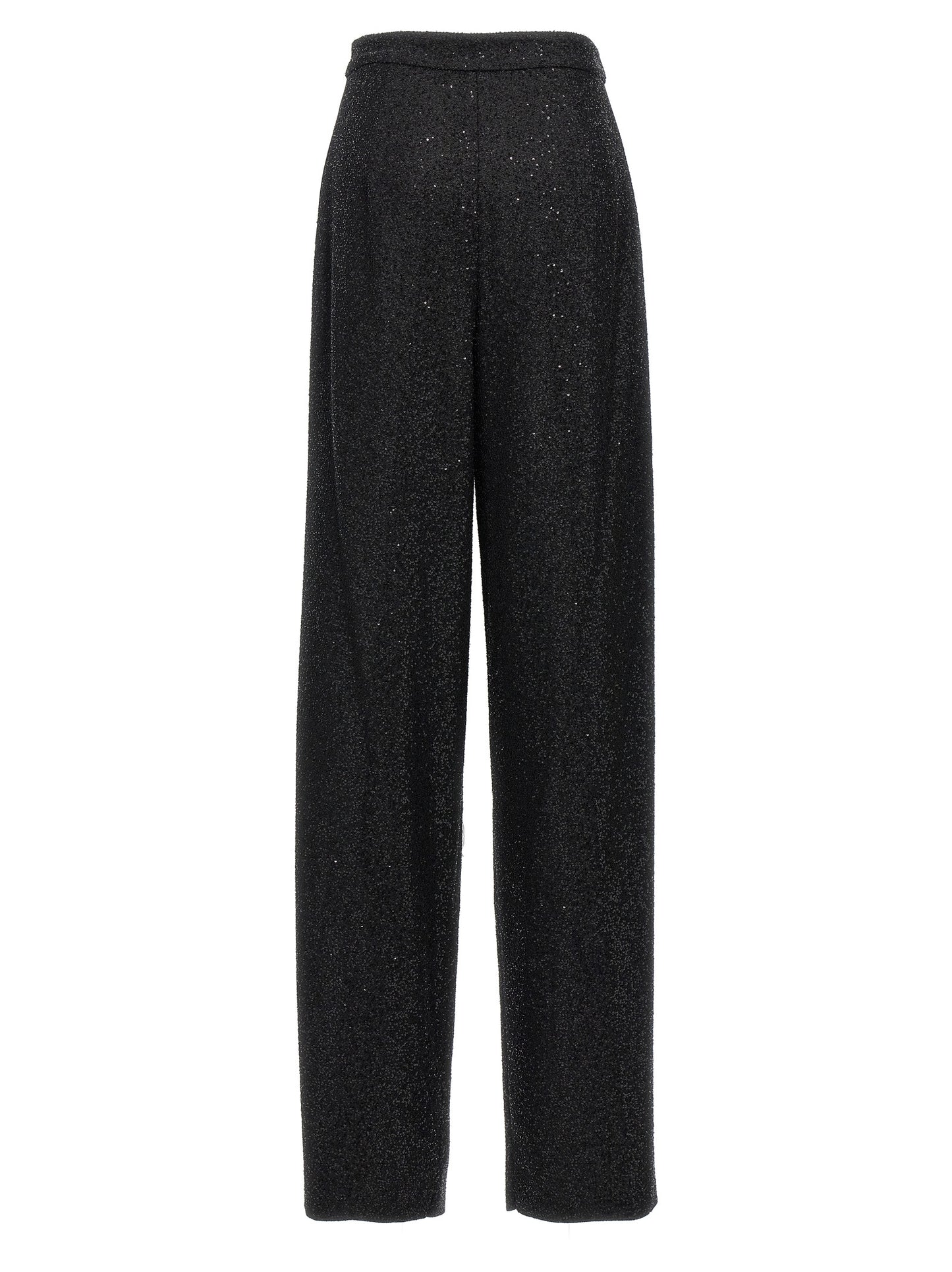 Max Mara Schwarze Viskose-Anzughose