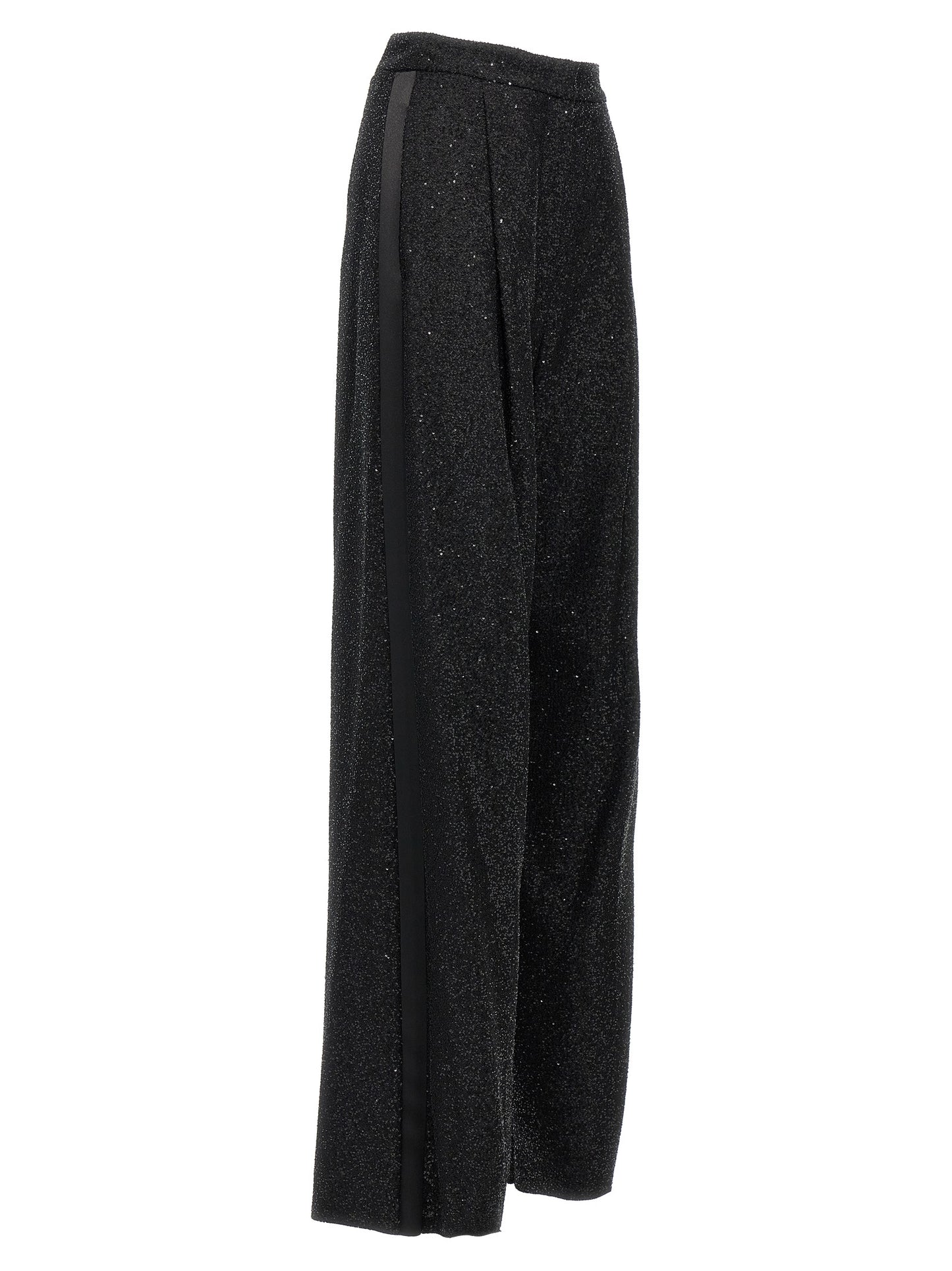 Max Mara Schwarze Viskose-Anzughose