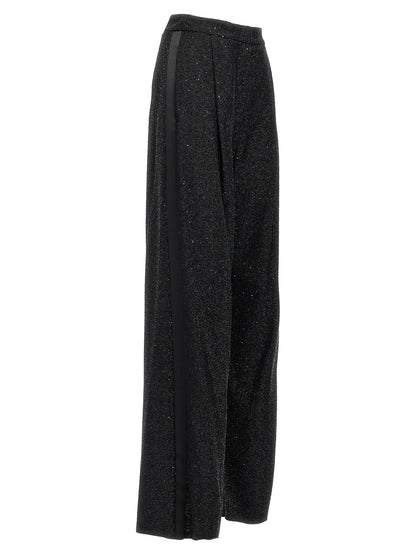 Max Mara Schwarze Viskose-Anzughose